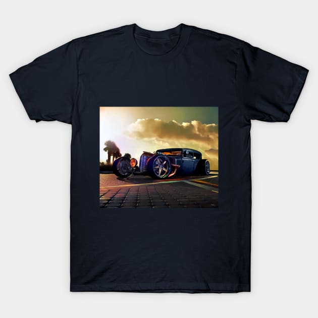 HotRod Car T-Shirt by Christian94